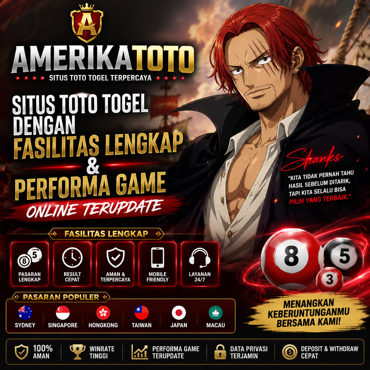 AMERIKATOTO > Link Utama Jawaranya Penyedia Game Toto Togel 4D 5D Terbaik